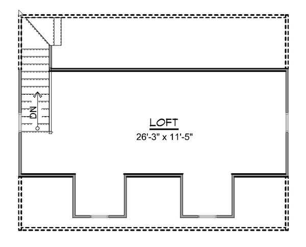House Plan Design - Craftsman Floor Plan - Upper Floor Plan #1064-50