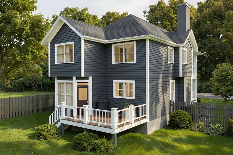Dream House Plan - Exterior - Front Elevation 3 for Craftsman House Plan #79-345 - 3 bed, 2.5 bath