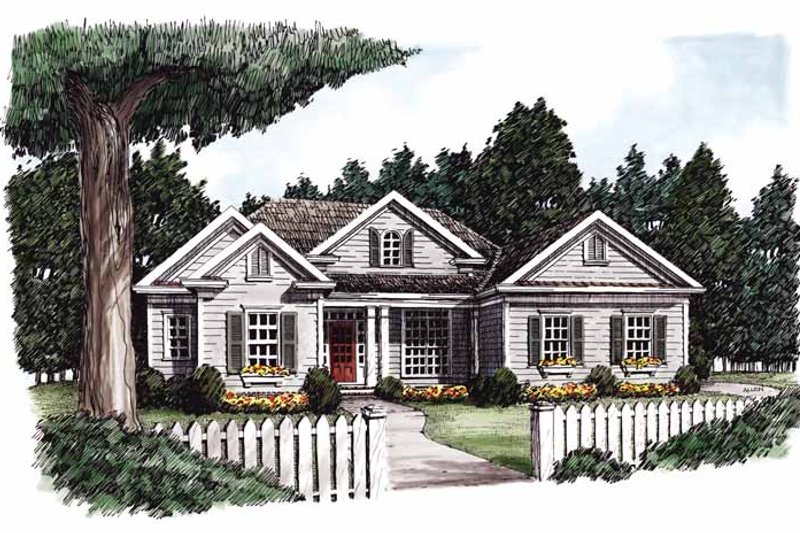 Dream House Plan - Ranch Exterior - Front Elevation Plan #927-766