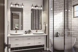 Interior - Master Bathroom for Ranch House Plan #455-485 - 3 bed, 2.5 bath