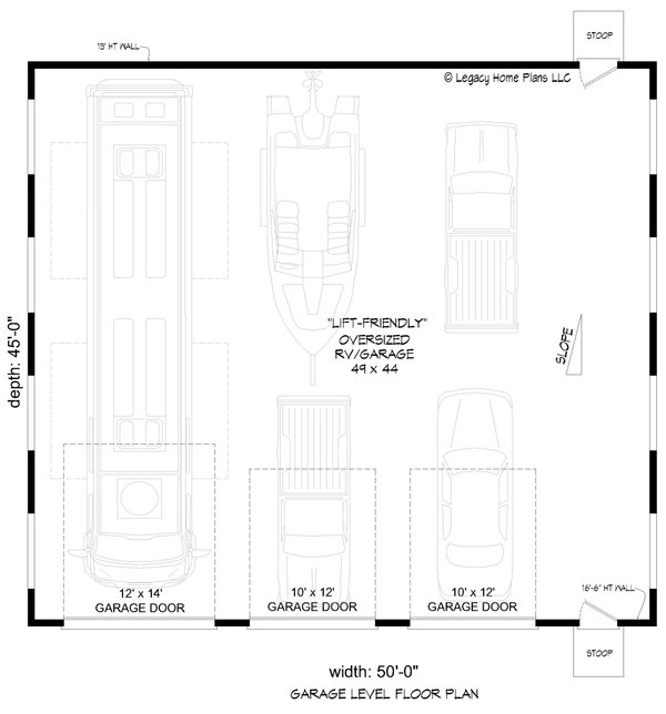 House Blueprint - Contemporary Floor Plan - Main Floor Plan #932-653