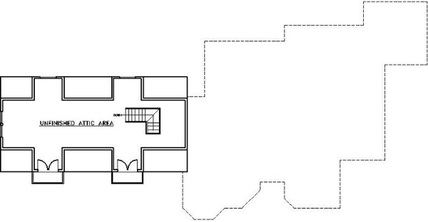 Home Plan - Traditional Floor Plan - Upper Floor Plan #117-155
