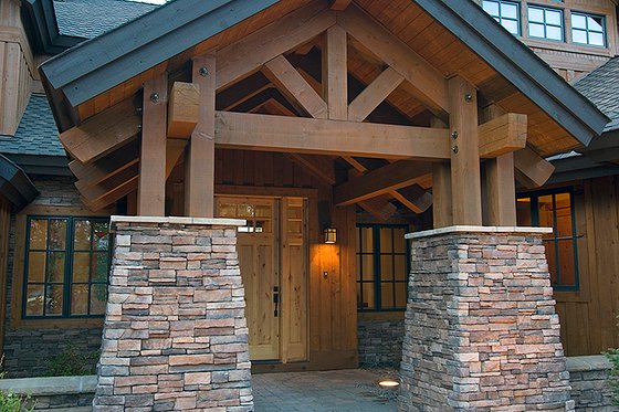 Craftsman style home, elevation photo