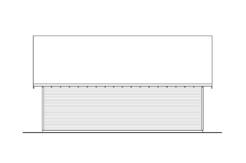 Home Plan - Exterior - Rear Elevation for Traditional House Plan #124-1435, 0 bath