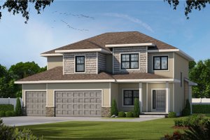 Traditional Exterior - Front Elevation Plan #20-2406