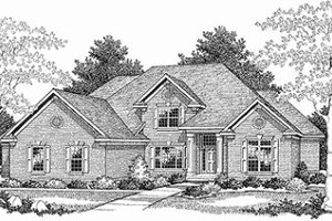 Traditional Exterior - Front Elevation Plan #70-527