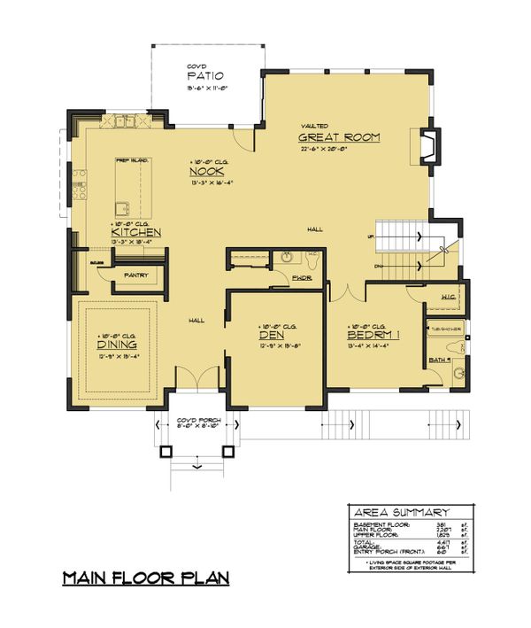 Home Plan - European Floor Plan - Main Floor Plan #1066-74