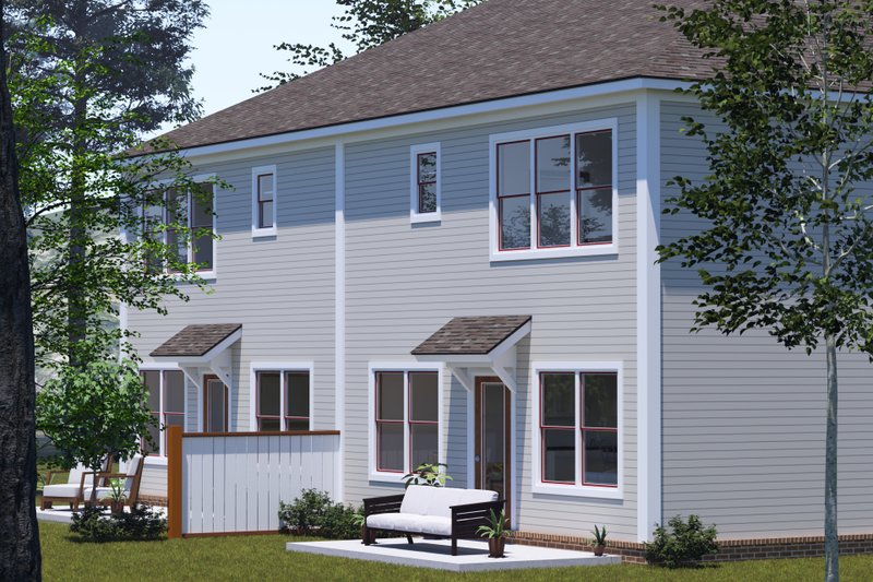 Architectural House Design - Exterior - Other Elevation 2 for Cottage House Plan #513-2332 - 3 bed, 2.5 bath