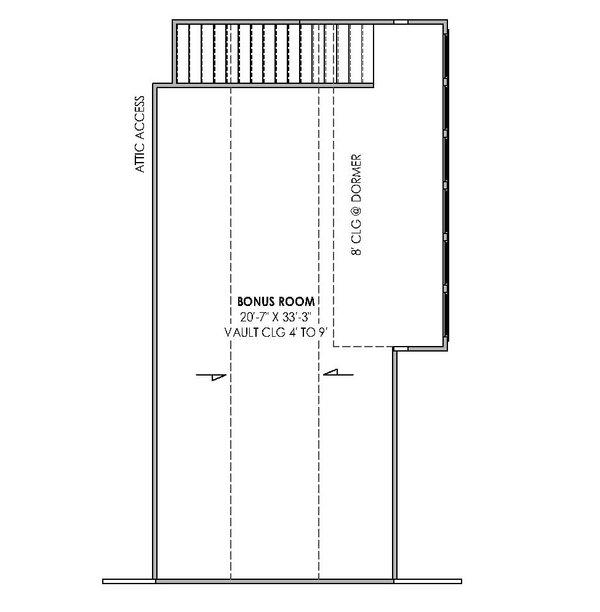 Farmhouse Floor Plan - Upper Floor Plan #1096-26