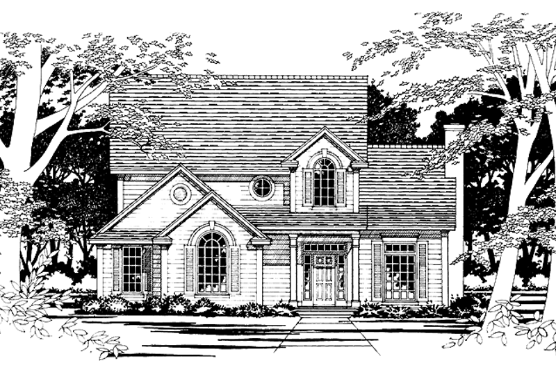 Architectural House Design - Classical Exterior - Front Elevation Plan #472-178