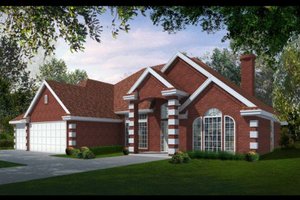 Traditional Exterior - Front Elevation Plan #65-370