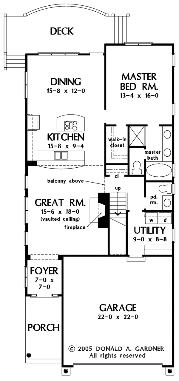 Architectural House Design - Country Floor Plan - Main Floor Plan #929-762