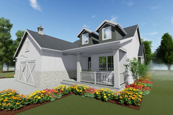 Exterior - Other Elevation for Traditional House Plan #1069-26 - 2 bed, 2 bath