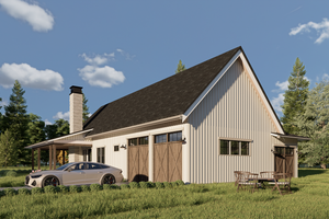 Exterior - Other Elevation 1 for Barndominium House Plan #1070-255 - 3 bed, 3 bath