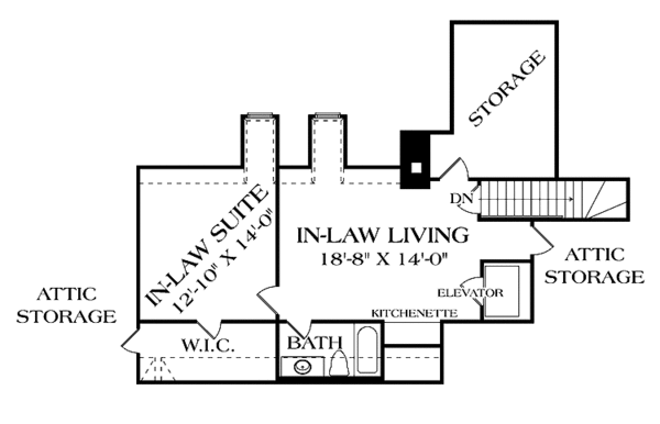 Architectural House Design - European Floor Plan - Other Floor Plan #453-597