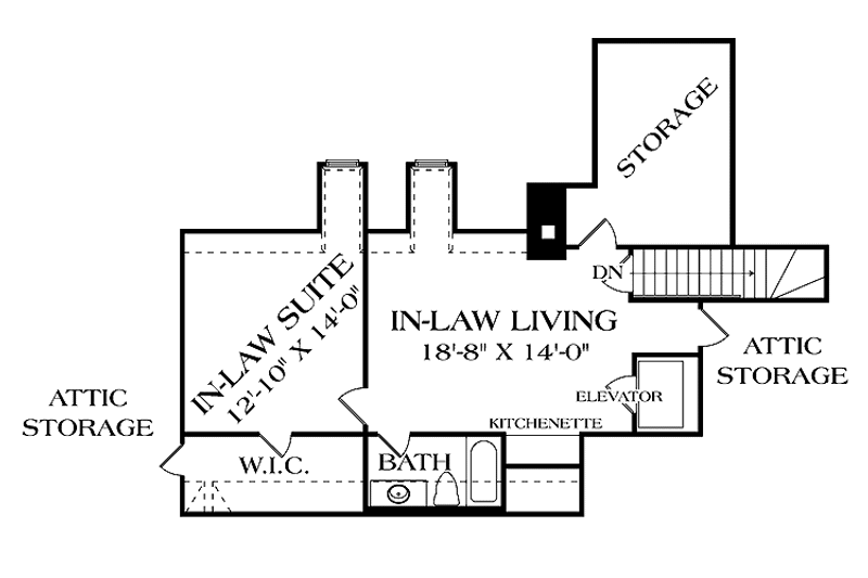 Home Plan - Floor Plan - Other Floor for European House Plan #453-597 - 4 bed, 4 bath