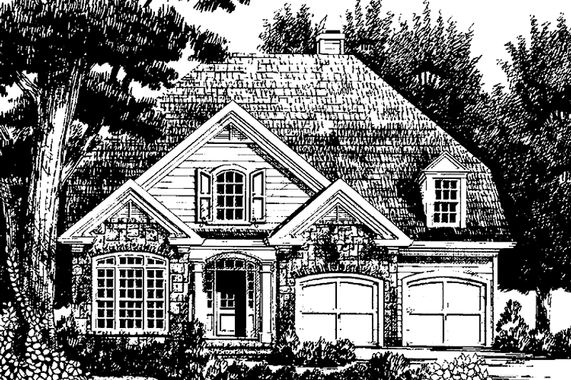 Home Plan - Exterior - Front Elevation 3 for Country House Plan #927-684 - 5 bed, 3 bath