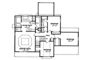 Tudor Style House Plan - 4 Beds 2.5 Baths 2690 Sq/Ft Plan #405-320 