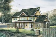 Victorian Style House Plan - 4 Beds 2.5 Baths 2280 Sq/Ft Plan #57-442 