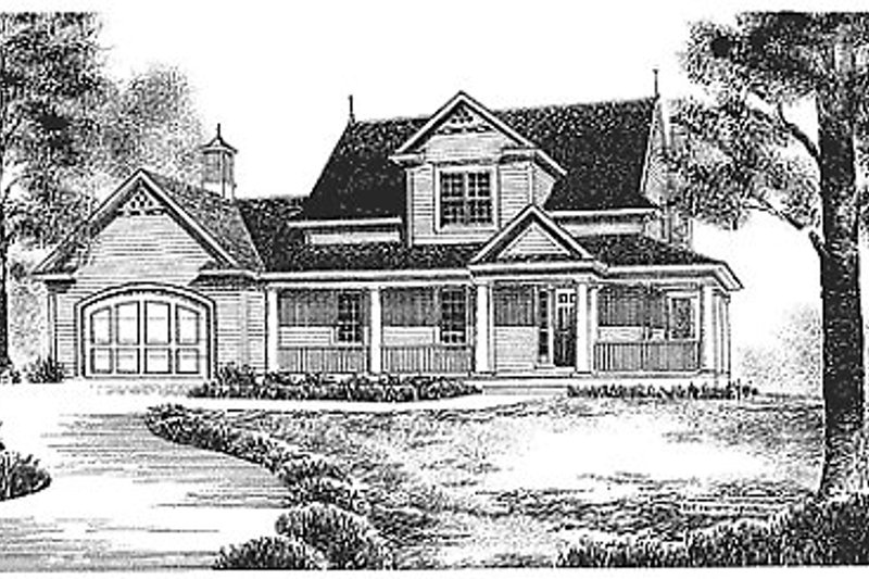 Dream House Plan - Traditional Exterior - Front Elevation Plan #70-201