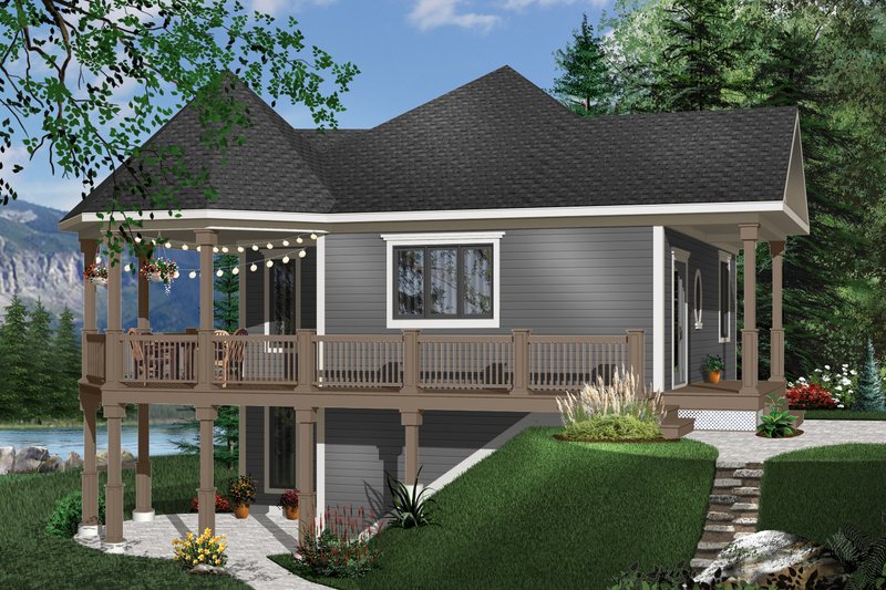 Home Plan - Victorian Exterior - Front Elevation Plan #23-161