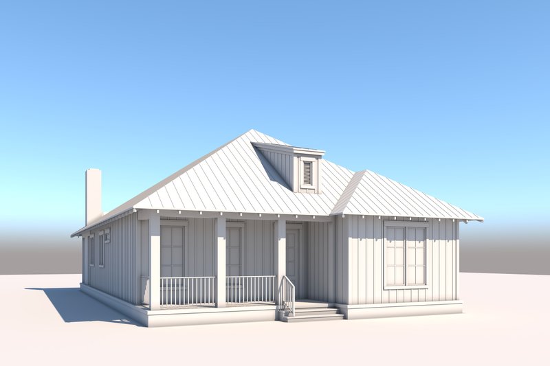 Home Plan - Exterior - Front Elevation 4 for Traditional House Plan #430-309 - 3 bed, 2 bath
