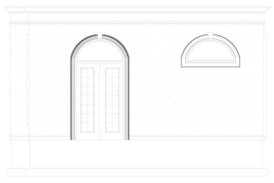 Exterior - Rear Elevation 1 for European House Plan #1060-454 - 1 bed, 1 bath