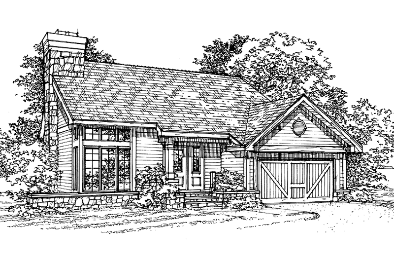 Dream House Plan - Exterior - Front Elevation 3 for Craftsman House Plan #320-693 - 3 bed, 2.5 bath