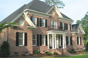 Exterior - Front Elevation 3 for Classical House Plan #1054-66 - 5 bed, 5 bath
