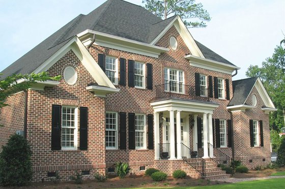 Exterior - Front Elevation 3 for Classical House Plan #1054-66 - 5 bed, 5 bath