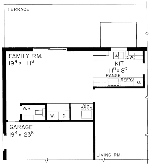 House Blueprint - Colonial Floor Plan - Upper Floor Plan #72-507