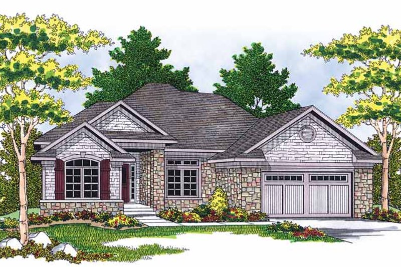 Dream House Plan - Country Exterior - Front Elevation Plan #70-1368