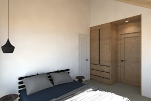 Interior - Master Bedroom 1 for Cottage House Plan #933-17 - 2 bed, 2 bath