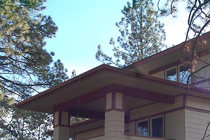 Home Plan - Exterior - Covered Porch for Prairie House Plan #895-30 - 4 bed, 2.5 bath