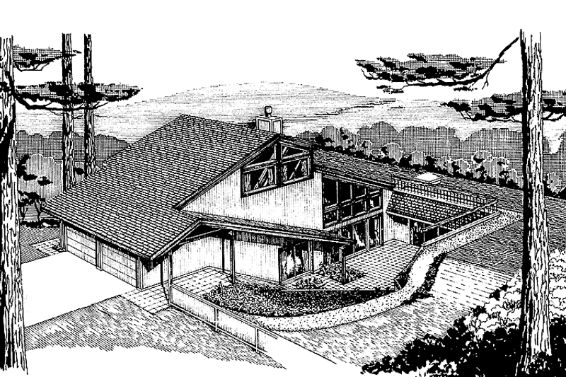House Plan Design - Contemporary Exterior - Front Elevation Plan #320-822