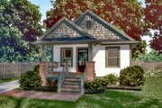 Craftsman Style House Plan - 2 Beds 1 Baths 704 Sq/Ft Plan #79-101 Exterior 