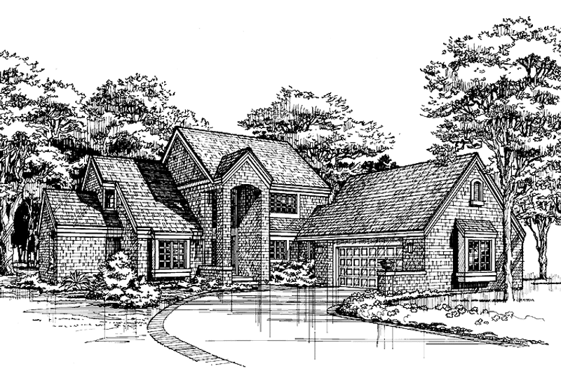 Home Plan - Exterior - Front Elevation 3 for Traditional House Plan #320-759 - 3 bed, 2.5 bath