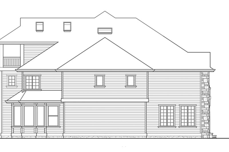 Home Plan - Exterior - Other Elevation for Classical House Plan #132-512 - 5 bed, 5.5 bath