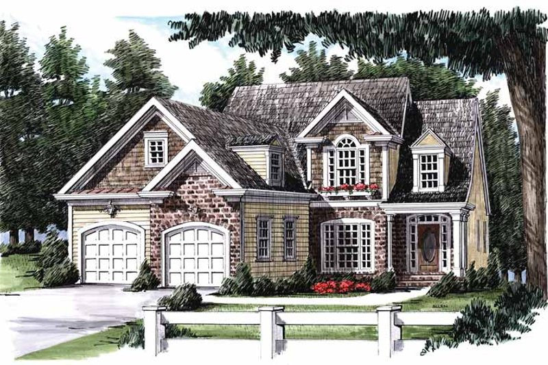Home Plan - Country Exterior - Front Elevation Plan #927-824