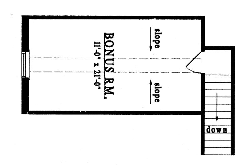 Dream House Plan - Floor Plan - Other Floor for Ranch House Plan #42-538 - 3 bed, 2 bath