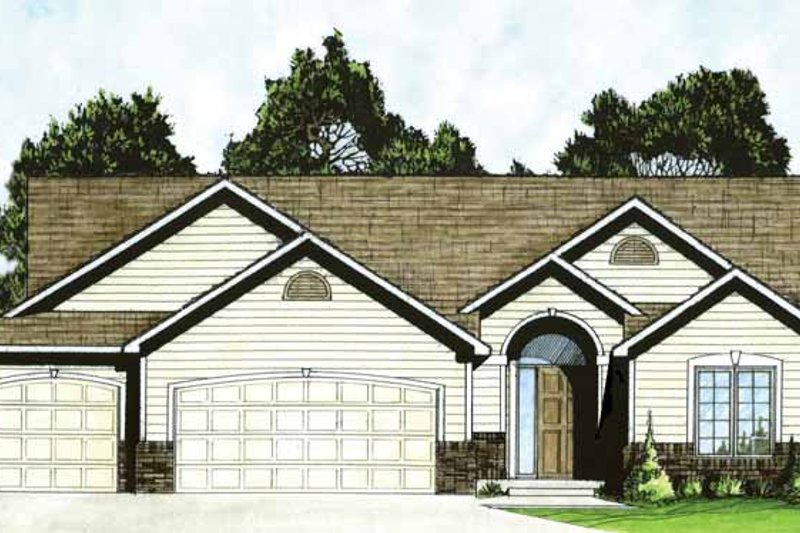 House Design - Traditional Exterior - Front Elevation Plan #58-233
