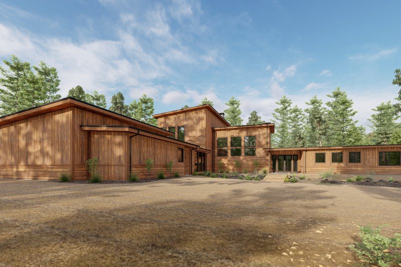 House Design - Exterior - Other Elevation for Modern House Plan #1092-59 - 3 bed, 3.5 bath