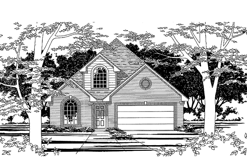 Architectural House Design - Traditional Exterior - Front Elevation Plan #472-265