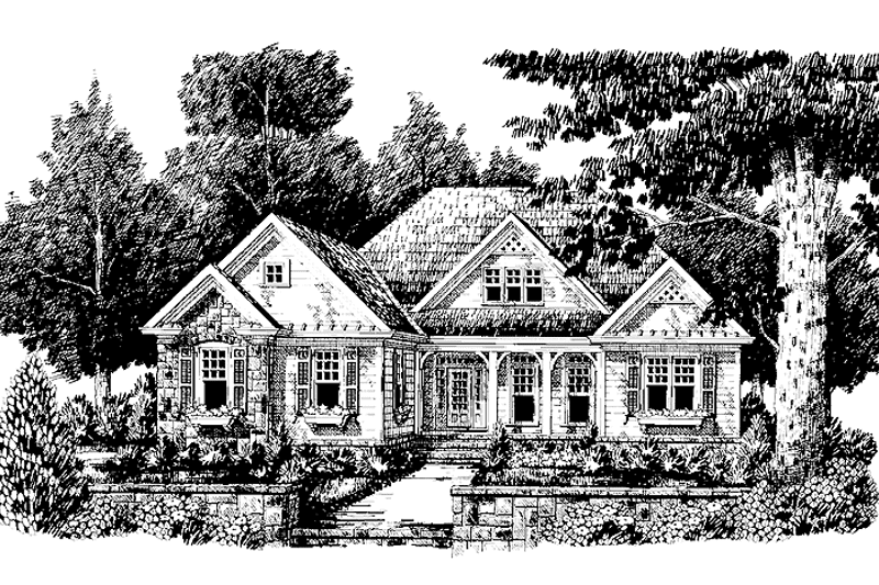 Dream House Plan - Exterior - Front Elevation 3 for Country House Plan #927-108 - 3 bed, 2 bath