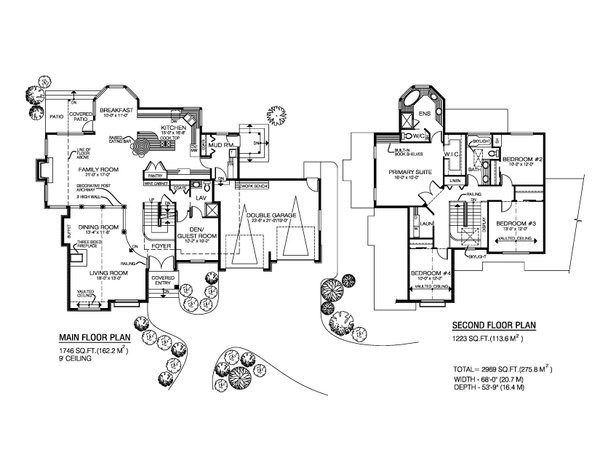 House Blueprint - Floor Plan - Other Floor for Farmhouse House Plan #1100-125 - 5 bed, 3 bath