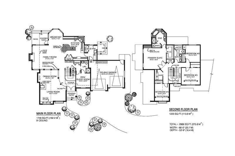 House Blueprint - Floor Plan - Other Floor for Farmhouse House Plan #1100-125 - 5 bed, 3 bath