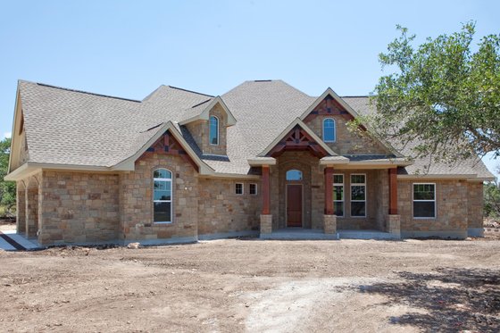 Exterior - Front Elevation 4 for Craftsman House Plan #120-172 - 3 bed, 3 bath