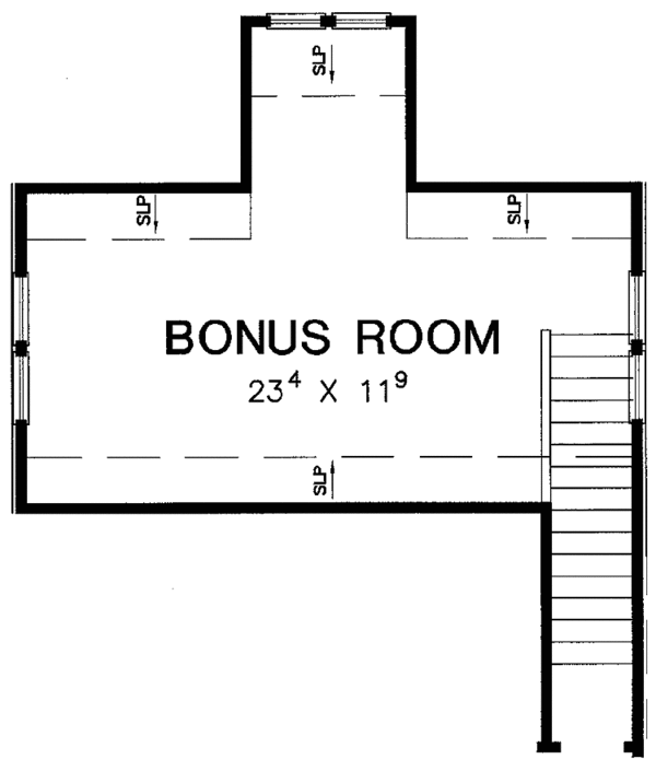 Architectural House Design - Prairie Floor Plan - Other Floor Plan #472-185