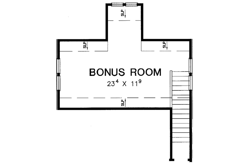 Dream House Plan - Floor Plan - Other Floor for Prairie House Plan #472-185 - 3 bed, 2.5 bath