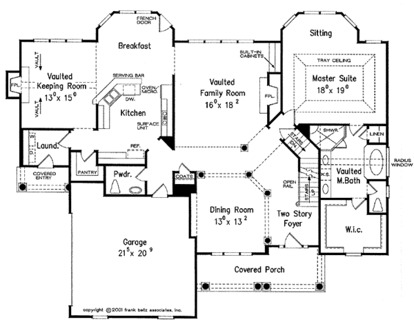 House Design - Country Floor Plan - Main Floor Plan #927-642